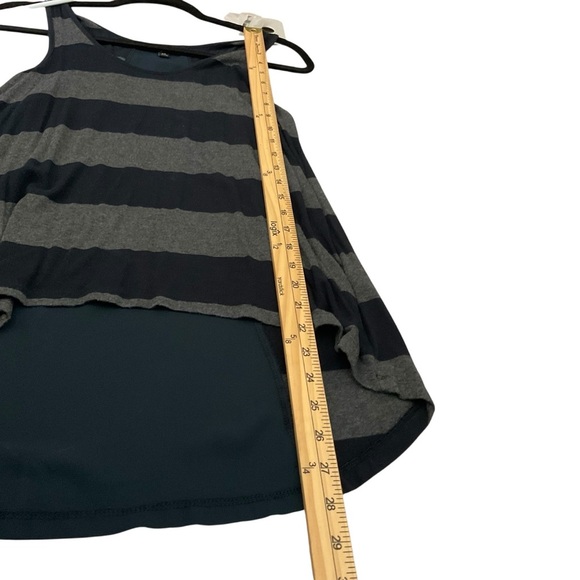 Banana Republic Black and Gray Striped Tank Top - Picture 6 of 7